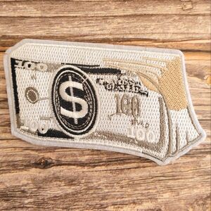 One Hundred Dollars Hustle Money Get Paid Embroidered